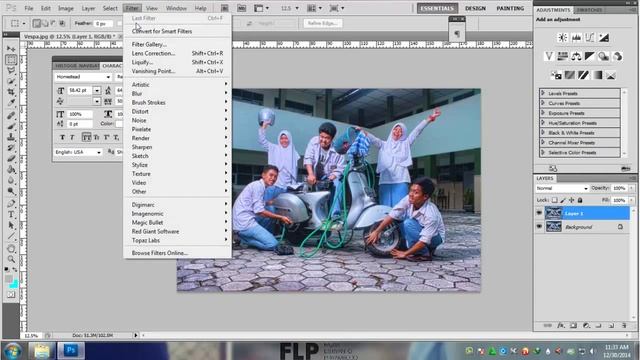 How to make Dave hill effect in photoshop смотреть онлайн
