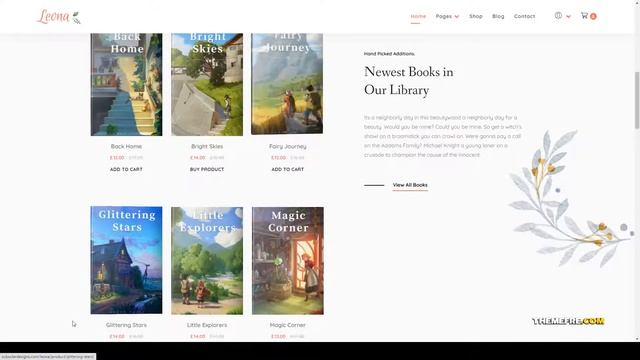 Leona - WordPress Theme for Book Writers and Authors 15 clean Tamana смотреть онлайн