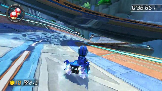 Big Blue - 1:23.216 - BBしずめ (Mario Kart 8 World Record) смотреть онлайн