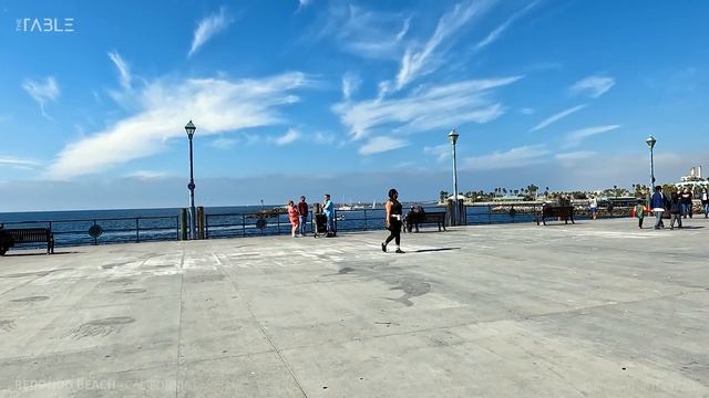 [4K] REDONDO BEACH - Ride and Walk on the Beach, Redondo Beach, Los Angeles, South Bay, California смотреть онлайн