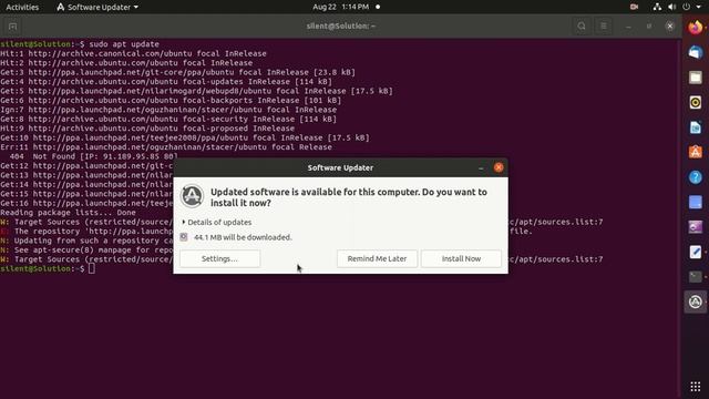 E: The repository 'http:ppa launchpad net oguzhaninan stacer ubuntu focal Release does not have a R смотреть онлайн