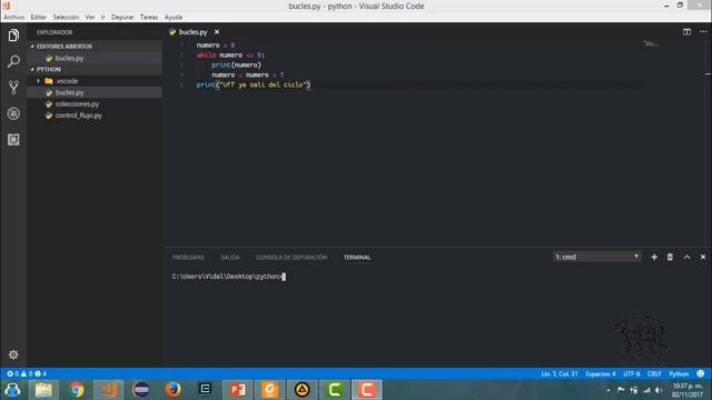 6.-Bucles en Python 3.x смотреть онлайн