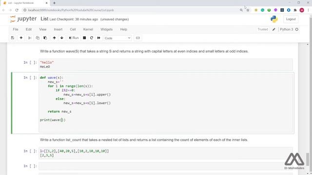 24- List (Examples) in Python (Arabic) смотреть онлайн