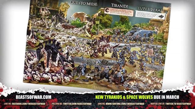 New Tyranids & Space Wolves due in March смотреть онлайн