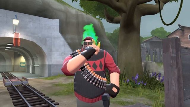 TF2 Unusual: Scorching Flames Winter Woodsman смотреть онлайн