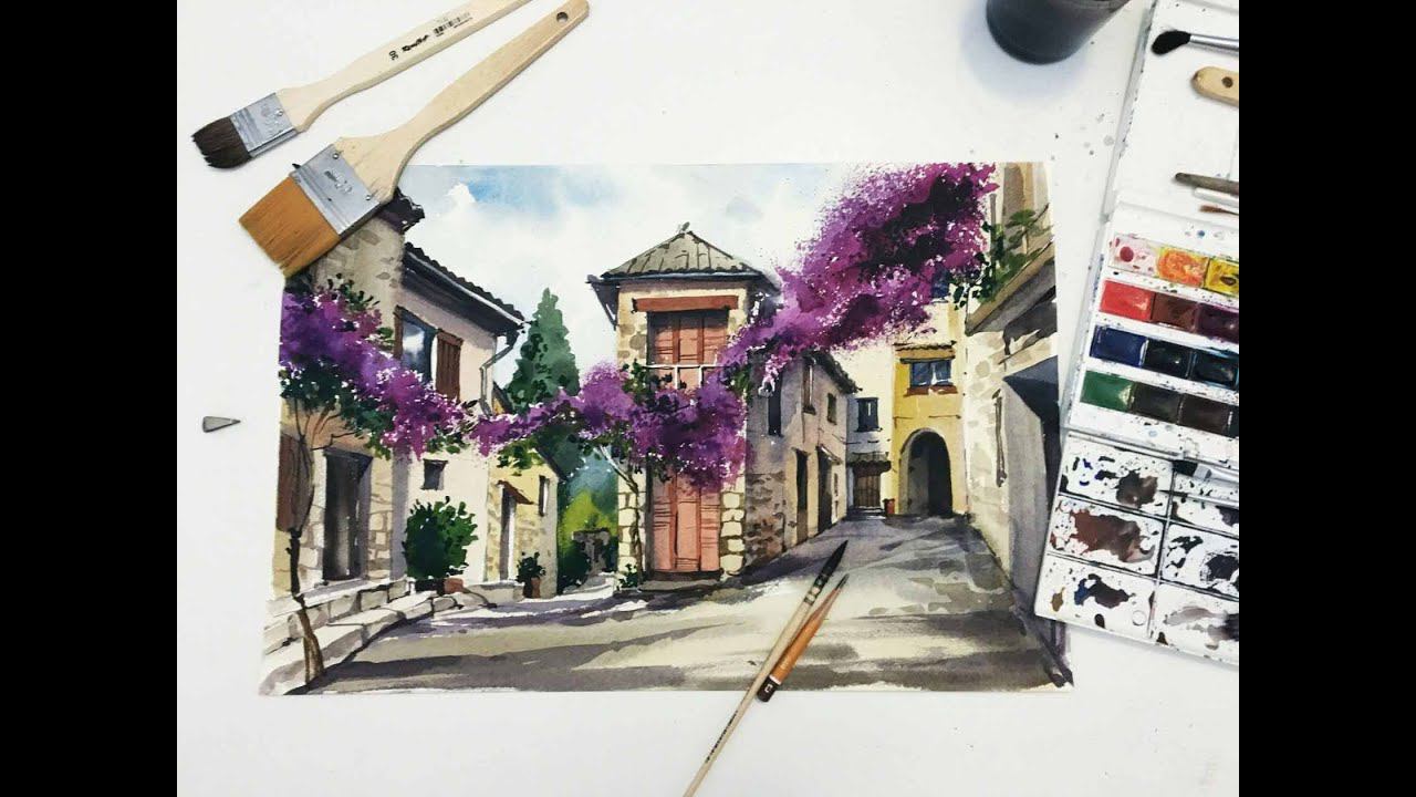 Бесплатный вебинар "Лето в Италии" | Как нарисовать итальянскую улицу поэтапно смотреть онлайн