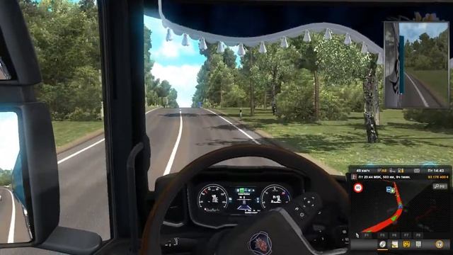 ЕТС-2 1.39+Русмап+Промодс. Новая трасса Брест - Ковель, и граница. смотреть онлайн