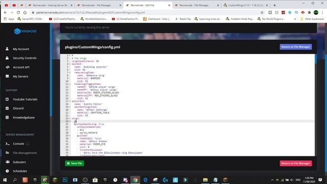 Custom Wings | Customise Particles & Shape | Spigot Plugin Tutorial Minecraft