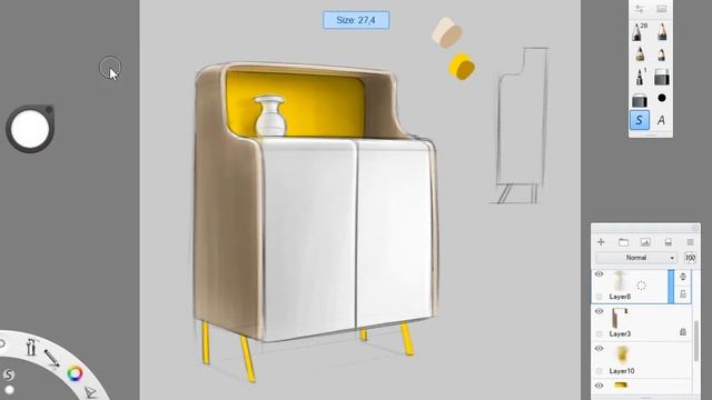 INDUSTRIAL & PRODUCT DESIGN SKETCHING : ep. 5 - STORAGE UNIT (Timelapse) смотреть онлайн