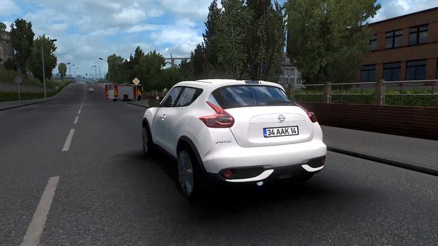 Euro Truck Simulator 2 Nissan Juke V1R50 1.39 смотреть онлайн