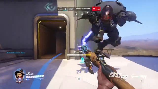 Overwatch- Playing with the nicest non-toxic female player ever смотреть онлайн