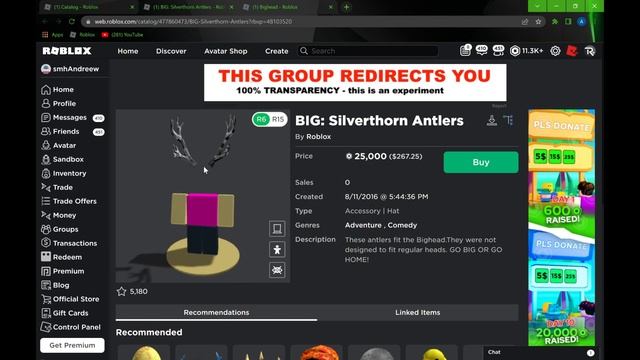 BIGHEAD COMING BACK ON SALE?! : Roblox Memorial Day Sale смотреть онлайн