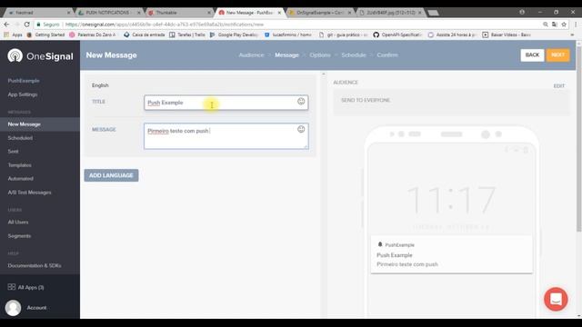 Configurando Push Notification no thunkable смотреть онлайн
