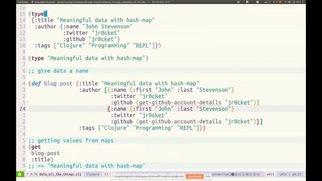Clojure loves data - London Java Community conference смотреть онлайн