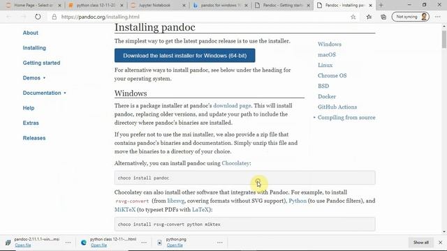 Converting Python Code to PDF file using Jupyter in Windows смотреть онлайн