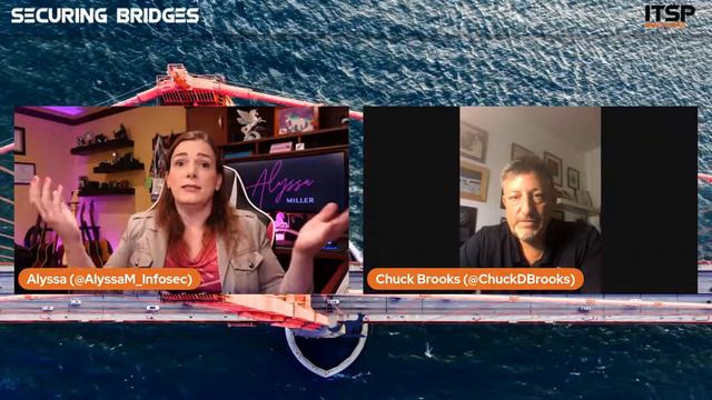 Securing Bridges | A Live Stream Podcast With Alyssa Miller | Guest: Chuck Brooks | Episode 17 смотреть онлайн