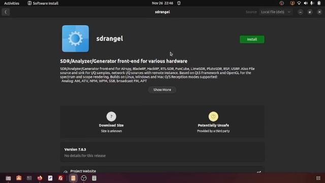 SDRAngel installation on Ubuntu 22.04 смотреть онлайн