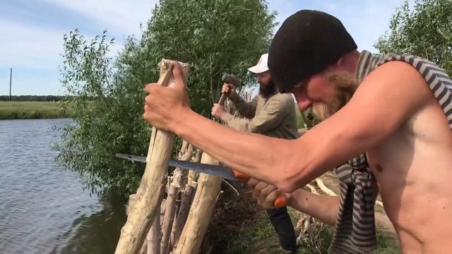 Работы по укреплению берега на Втором мостике. 06 Июля, 2021. Снимал Николай Астахов смотреть онлайн