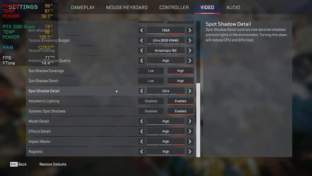 Ryzen 5 5600 + RTX 2060 SUPER - Apex Legends 1080P Max Settings смотреть онлайн