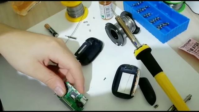 Ремонт кнопки брелка сигнализации StarLine! смотреть онлайн