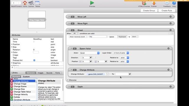 Game Salad Tutorial 3 part 2 - Space Invaders style game смотреть онлайн