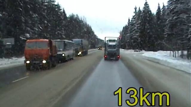 Трасса М10. Колейки. Вышний Волочек 2008 смотреть онлайн