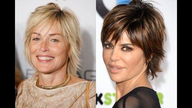 Женские стрижки после 50 - 60 лет. Модные прически. Идеи для женщин за 50+, фото. смотреть онлайн