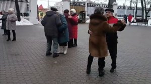 17.12.2023. В парке Гомеля танцы под гармонь!