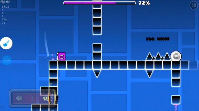 GDPS EDITOR | мой уровень в стиле платформер #1 смотреть онлайн