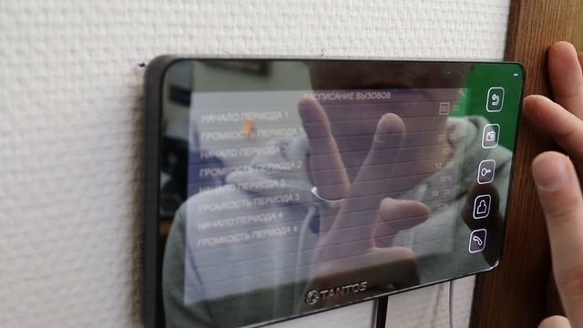 Подключение видеодомофона TANTOS PRIME MIRROR SD смотреть онлайн