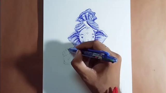 Ganesh Festival Special -Ganesh/Bappa Ball Pen Sketch смотреть онлайн