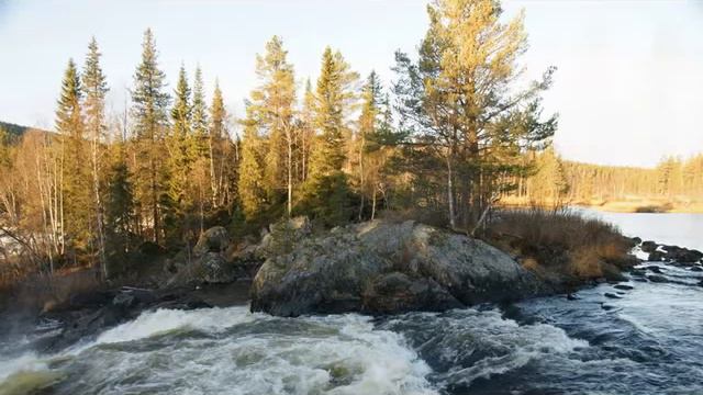 Paanajärvi Park, Karelia, Russia, Mozard sinffonia смотреть онлайн