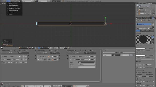 Mana-Bar and UV animation in Blender's Game Engine [Tutorial] смотреть онлайн