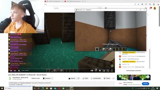 STREAM Minecraft Ice Scream Factory Building PART 3 смотреть онлайн