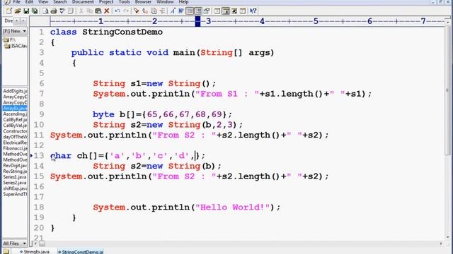 CoreJava HandsOn 8 - String Immutability and Constant Pool смотреть онлайн