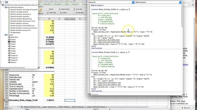 Excel VBA code for Black Scholes in Windows and Mac OS смотреть онлайн