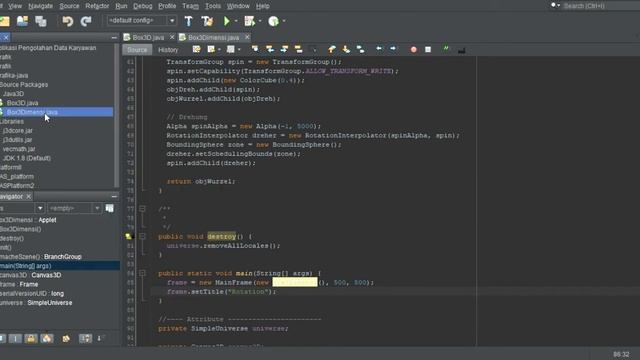 Membuat Box 3D dengan Java Neatbeans - Wiyan Barkah Elmansyah смотреть онлайн