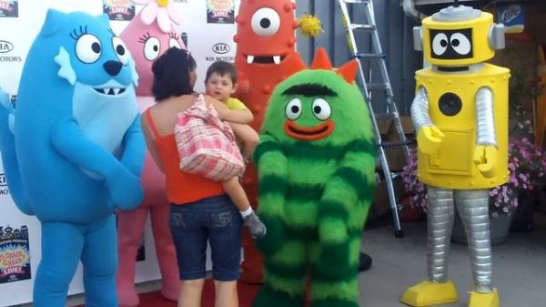 Silas at Yo Gabba Gabba Live
