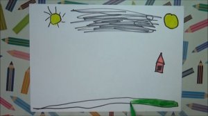 Дети рисуют и сочиняют стихи на ходу. Учим цвета на русском. Детские рисунки. Детское творчество.