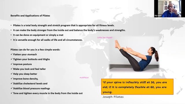 03AMUM01.Class 000. OVERVIEW of Pilates on Mat Course by Dilip Heble смотреть онлайн