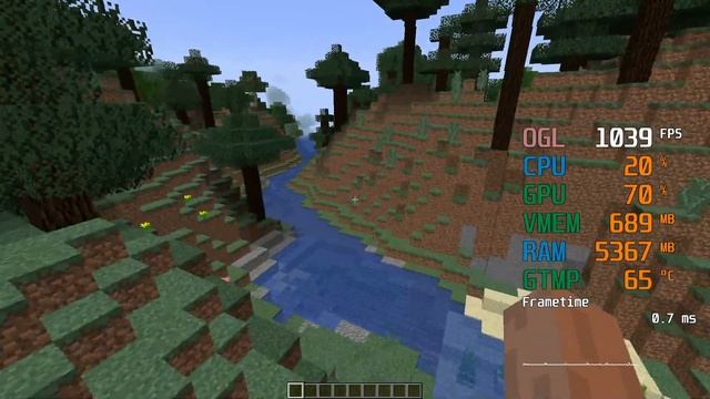 GeForce GTX 1660 ti -- Intel Core i5-9600K -- Minecraft FPS Test смотреть онлайн