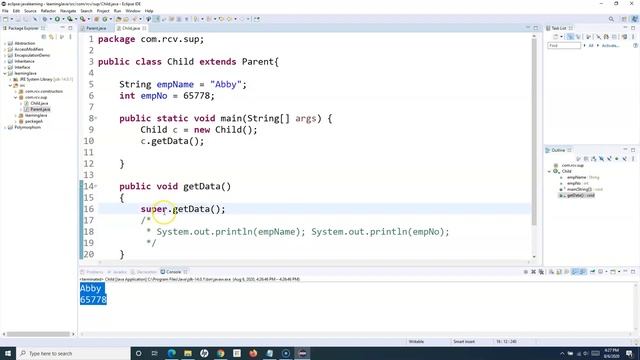 Java for Testers #30 - Super Keyword in Java смотреть онлайн