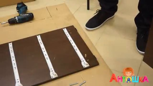 Сборка пеленального детского комода с 4 ящиками смотреть онлайн