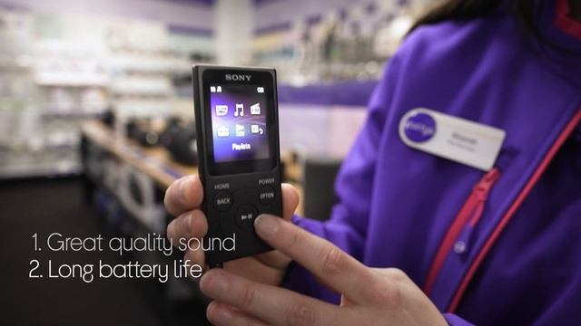 Sony Walkman NW-E394B 8 GB MP3 Player with FM Radio - Black - Quick Look смотреть онлайн