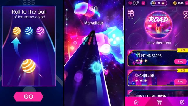 Dancing Road: Colour Ball Run! any Device Gameplay смотреть онлайн