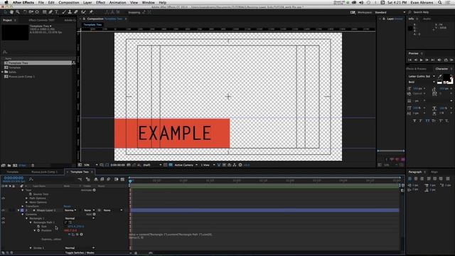 Self Resizing Lower 3rds - Adobe After Effects tutorial смотреть онлайн
