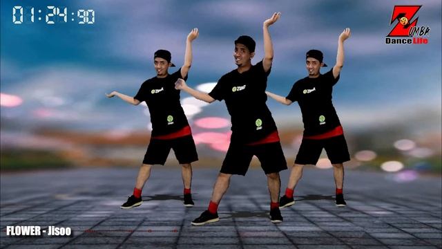 FLOWER - Jisoo | Zumba | dance workout | dance fitness | Coach tOLits смотреть онлайн