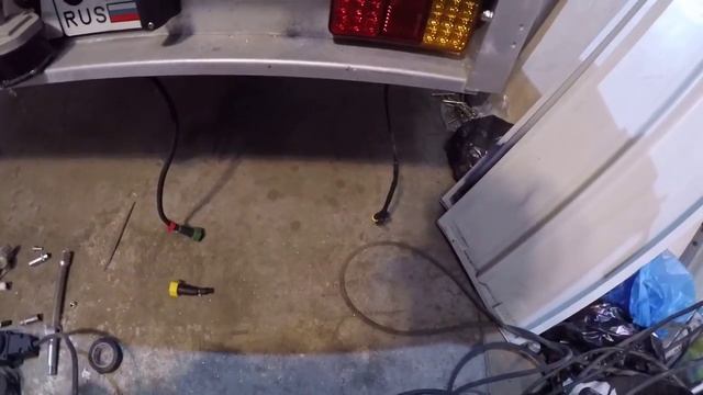 LED фонари на прицеп. LED lights on the trailer. смотреть онлайн