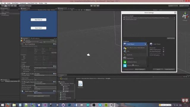 Running the Networking System on Unity Webplayer смотреть онлайн