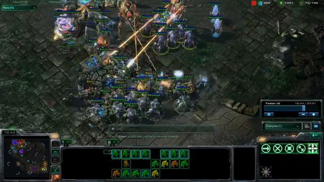 Starcraft 2: Major Colossus Battle Gameplay смотреть онлайн